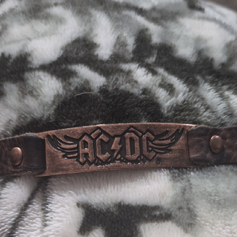AC/DC Leather Bracelet